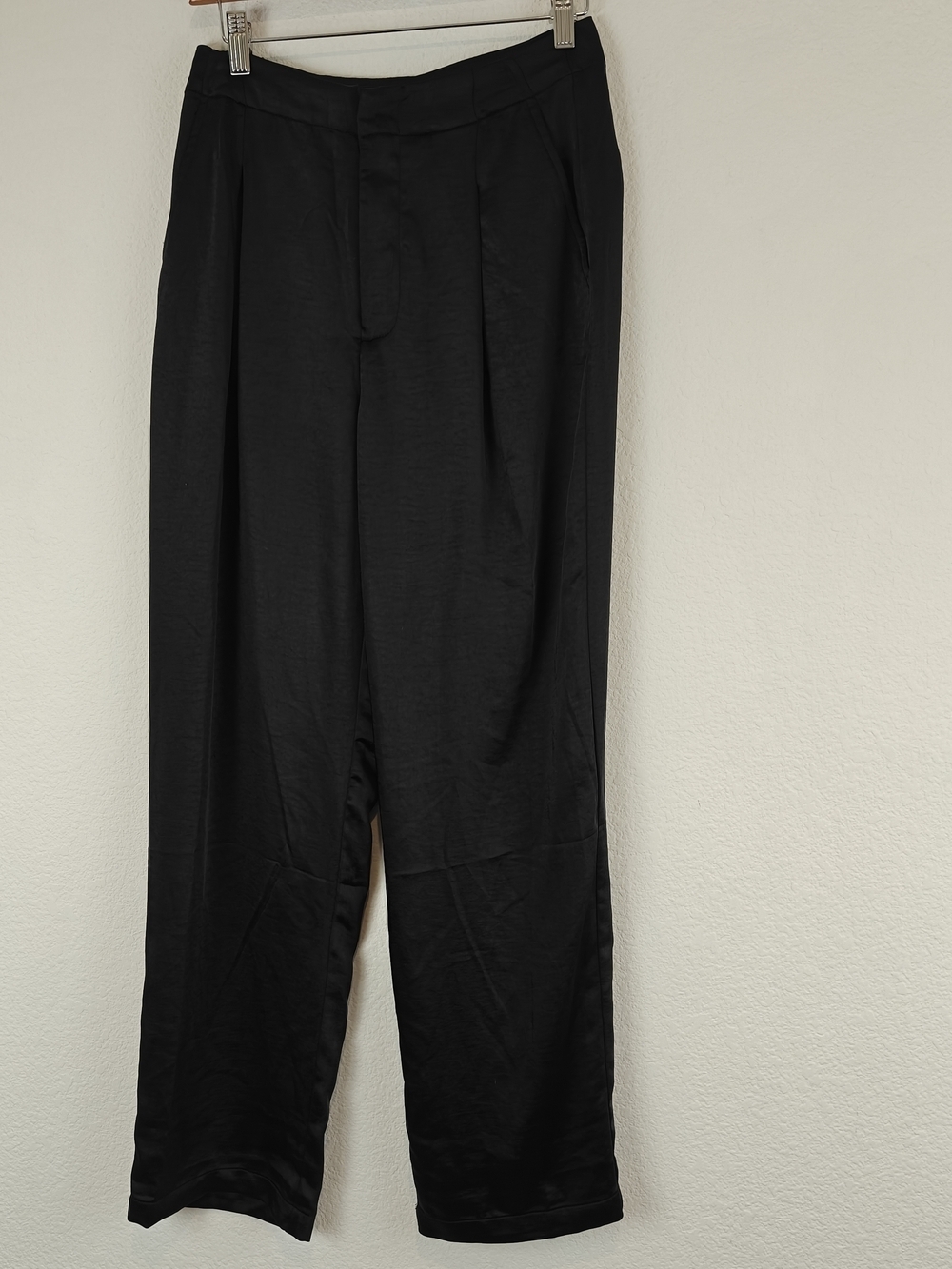 GAP Satin Wide-Leg Pants ✨ NWT Luxe Silky Trousers Sz 4 Chic Minimalist 90s Vibe